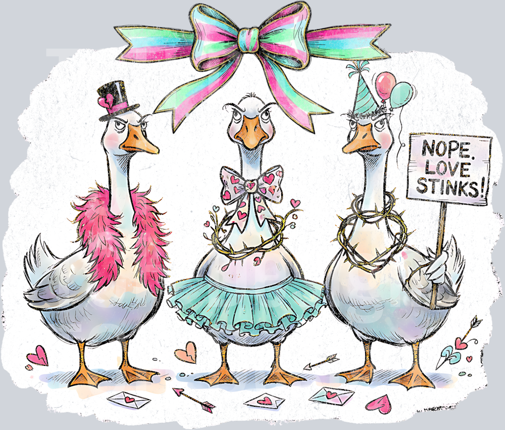 nope love stinks geese hwds