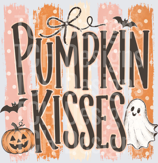Polka Dot Pumpkin Kisses