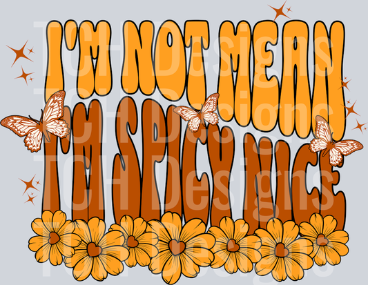I_M NOT MEAN I_M SPICY NICE