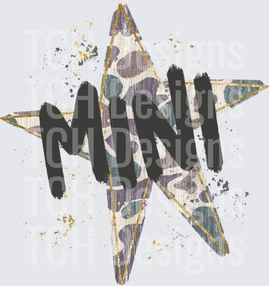 Mini Camo Star