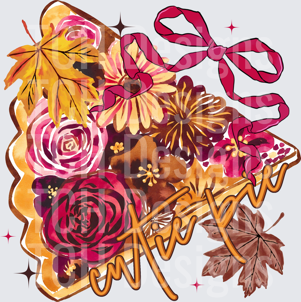 Autumn Floral Bouquet with Crimson Bow and Maple Leaves