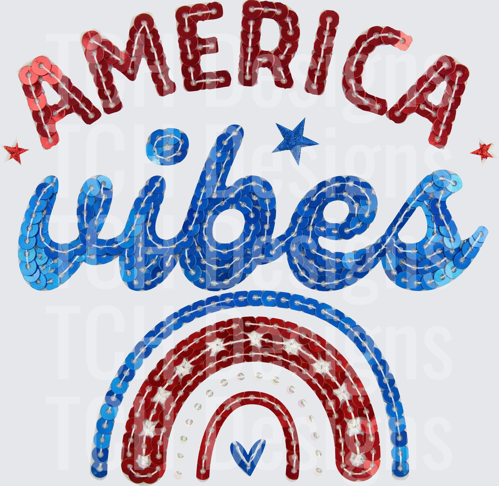 america vibes sequin hwds