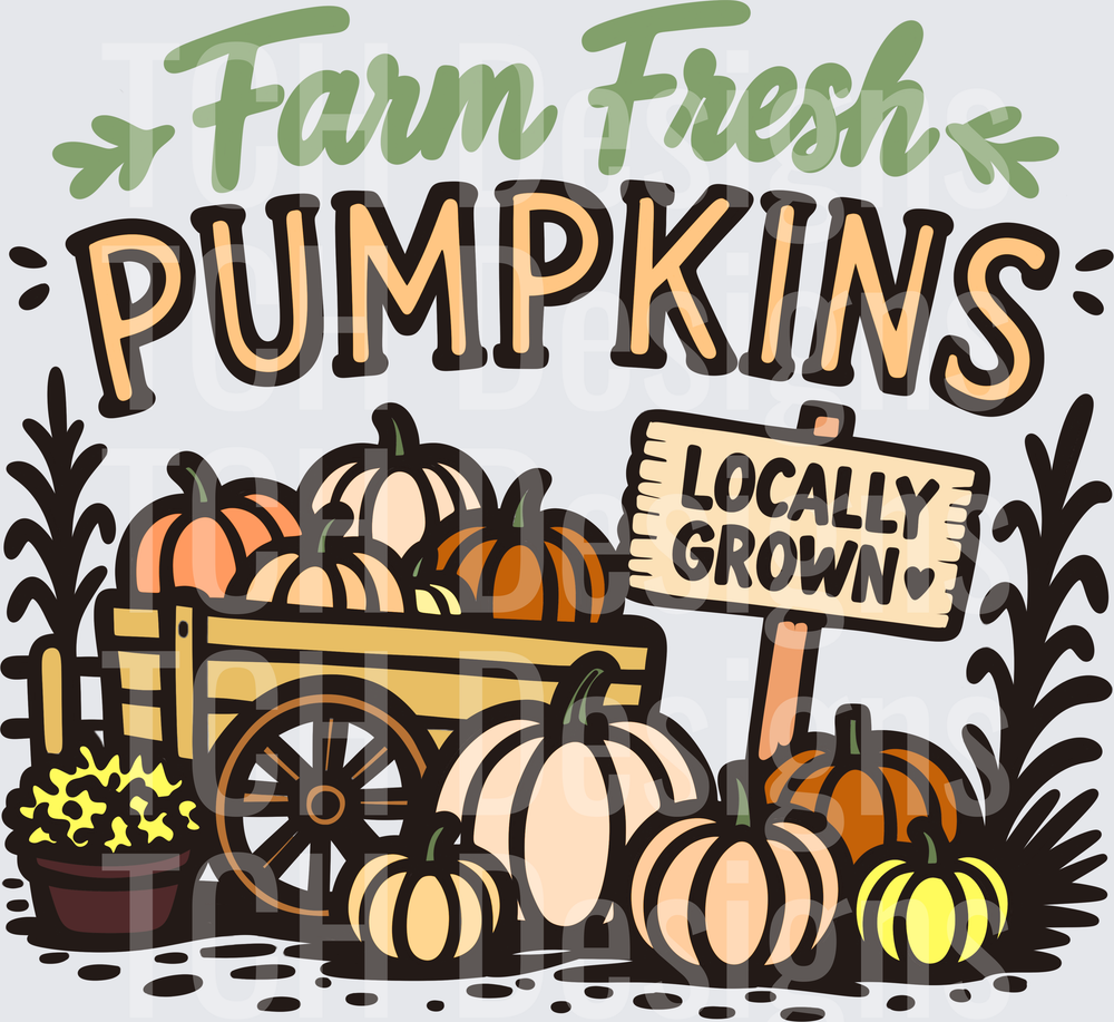 Farm Fresh Pumpkins- CSG Designs