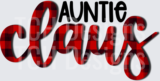AUNTIE CLAUS PLAID
