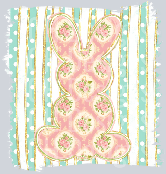 Bunny_Striped_Polka_Dot_Background