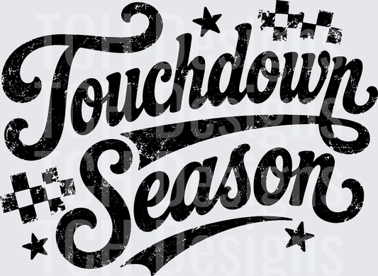 TOUCHDOWN SEASON DISTRESSED