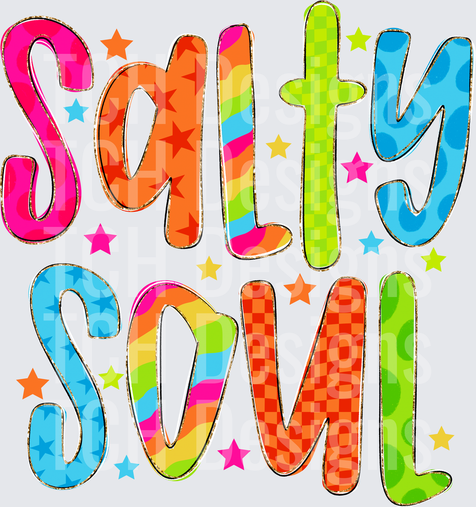 SALTY SOUL BRIGHT doodle