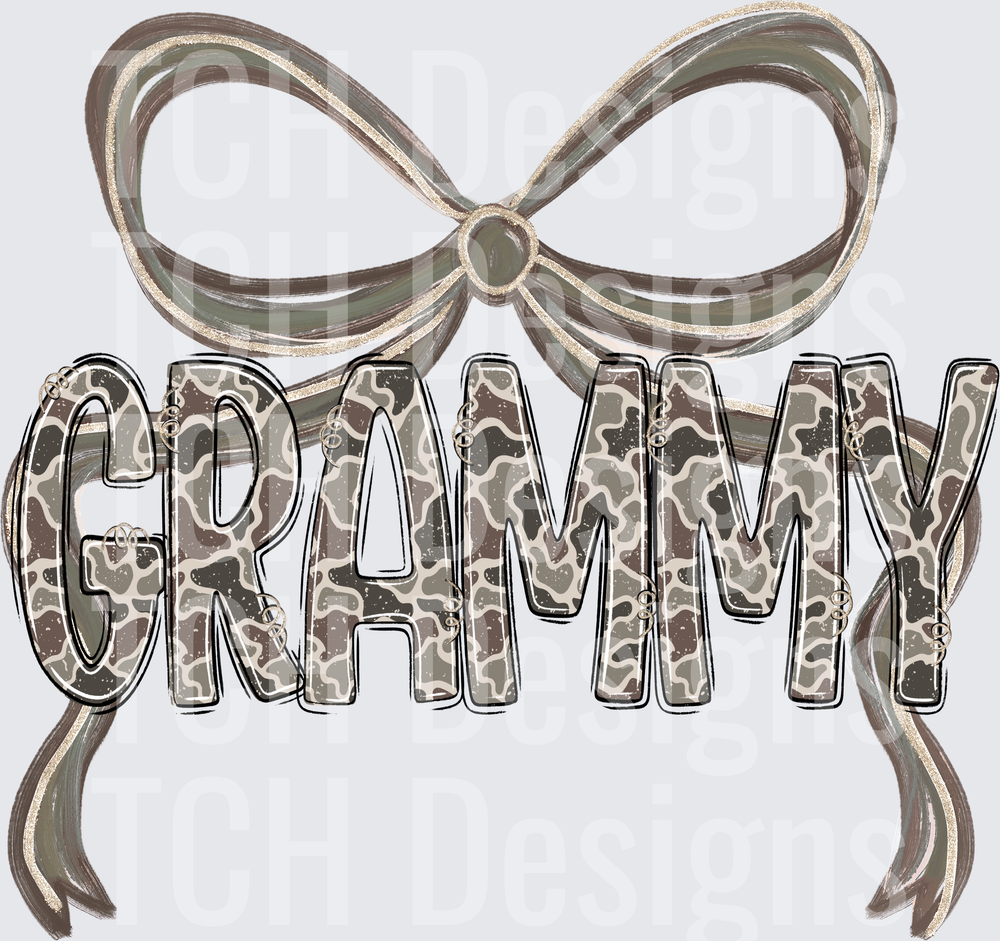 Camo Grammy Bow