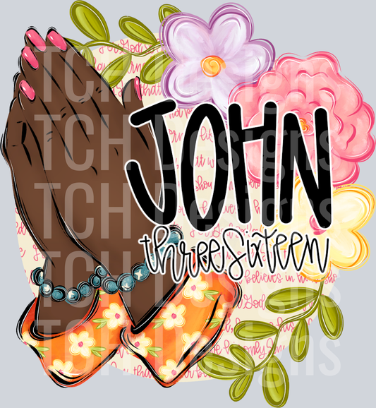 John three sixteen dark skin