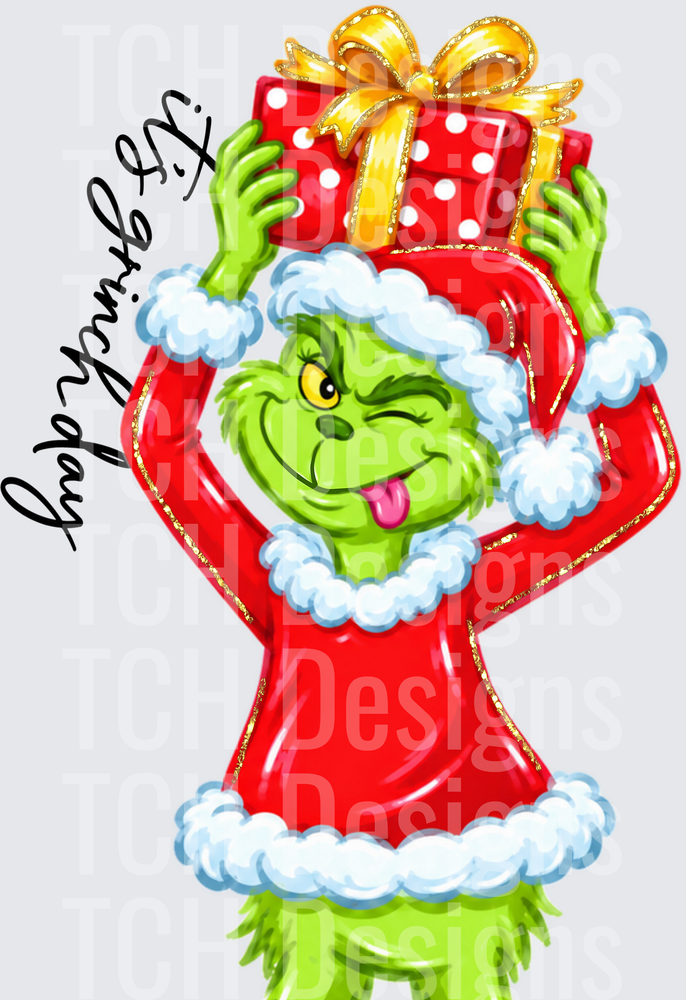 ITS GRINCH DAY NECKLINE SHENANIGANS