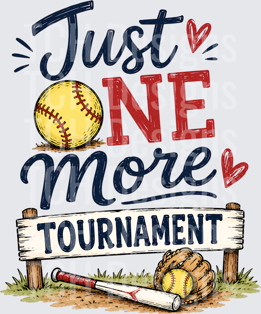 softball- just one more tournament - csg designs
