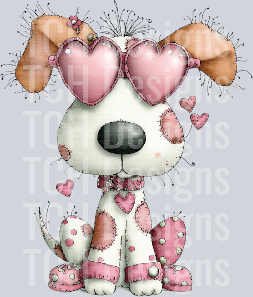 Whimsical Valentine Bunny Clipart (12)