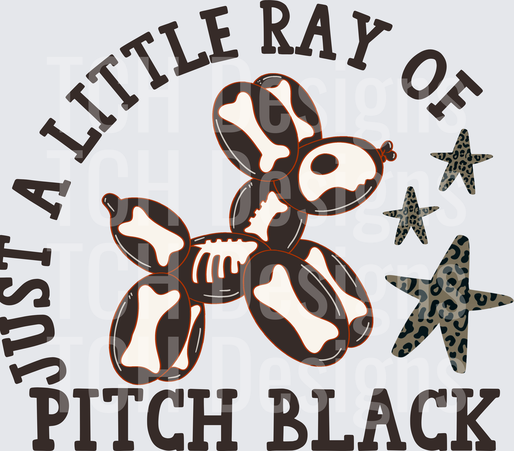 PITCH BLACK