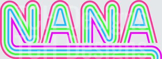 nana retro colorful