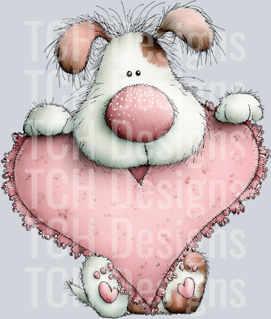Whimsical Valentine Bunny Clipart (25)
