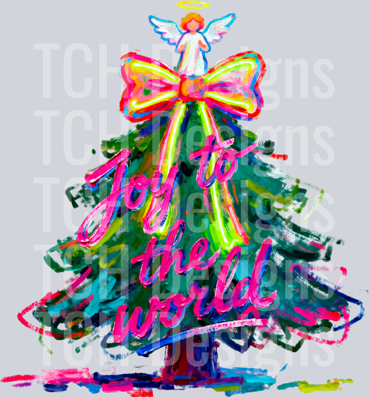 joy to the world faux painting hwds