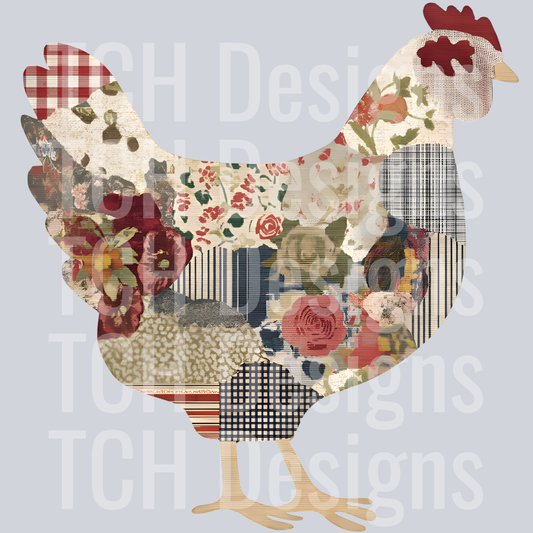 VINTAGE PATCH CHICKEN