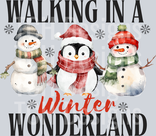 WALKING IN A WINTER WONDERLAND