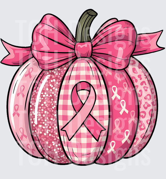 Breast Cancer Pumpkin