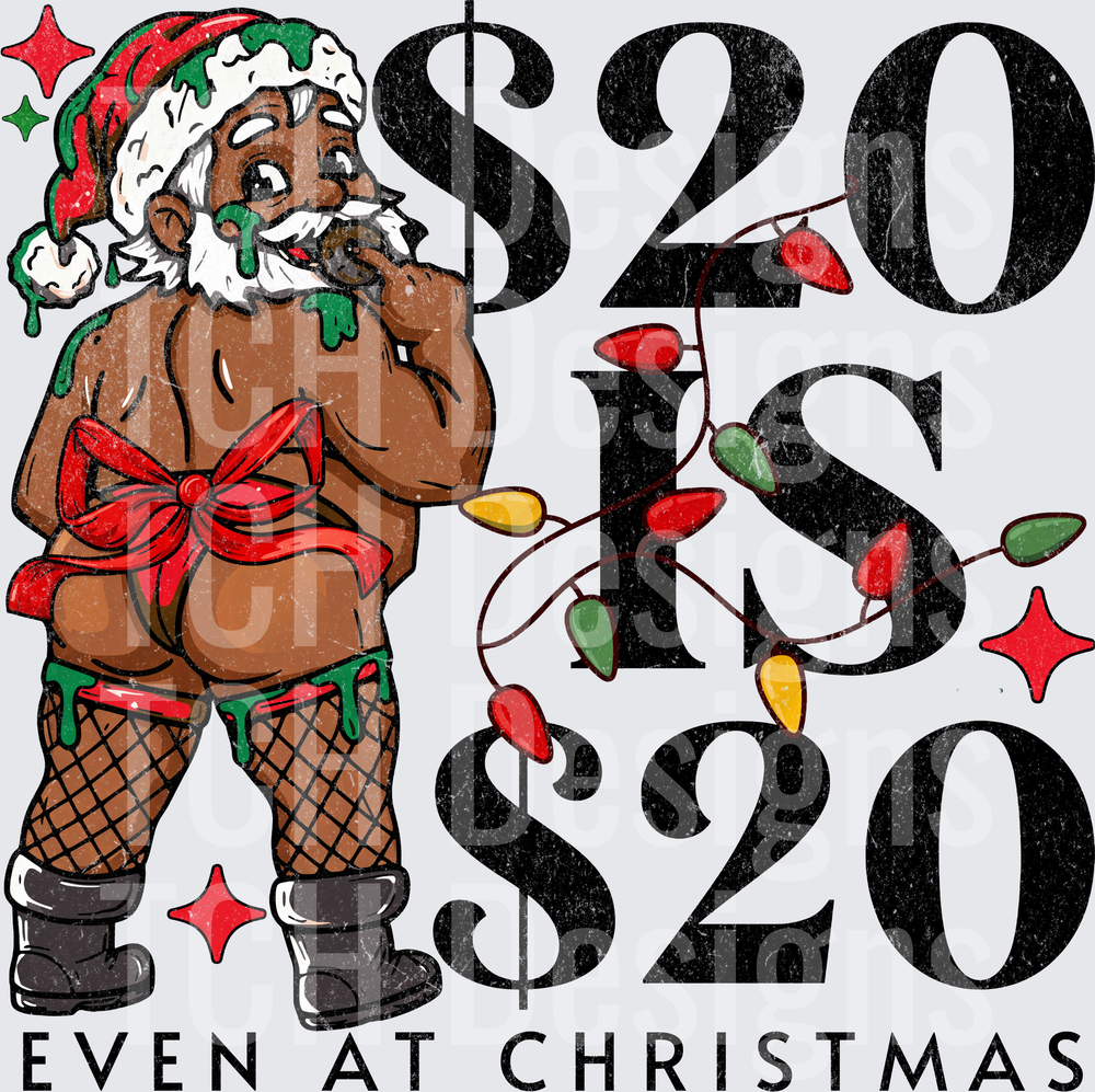 20 IS 20 EVEN AT CHRISTMAS 2 DISTRESSED