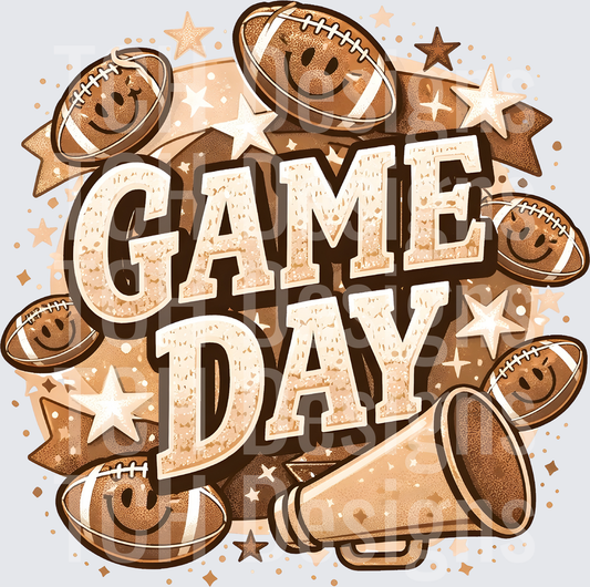 Smiley Face Football Game Day