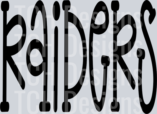 RAIDERS black