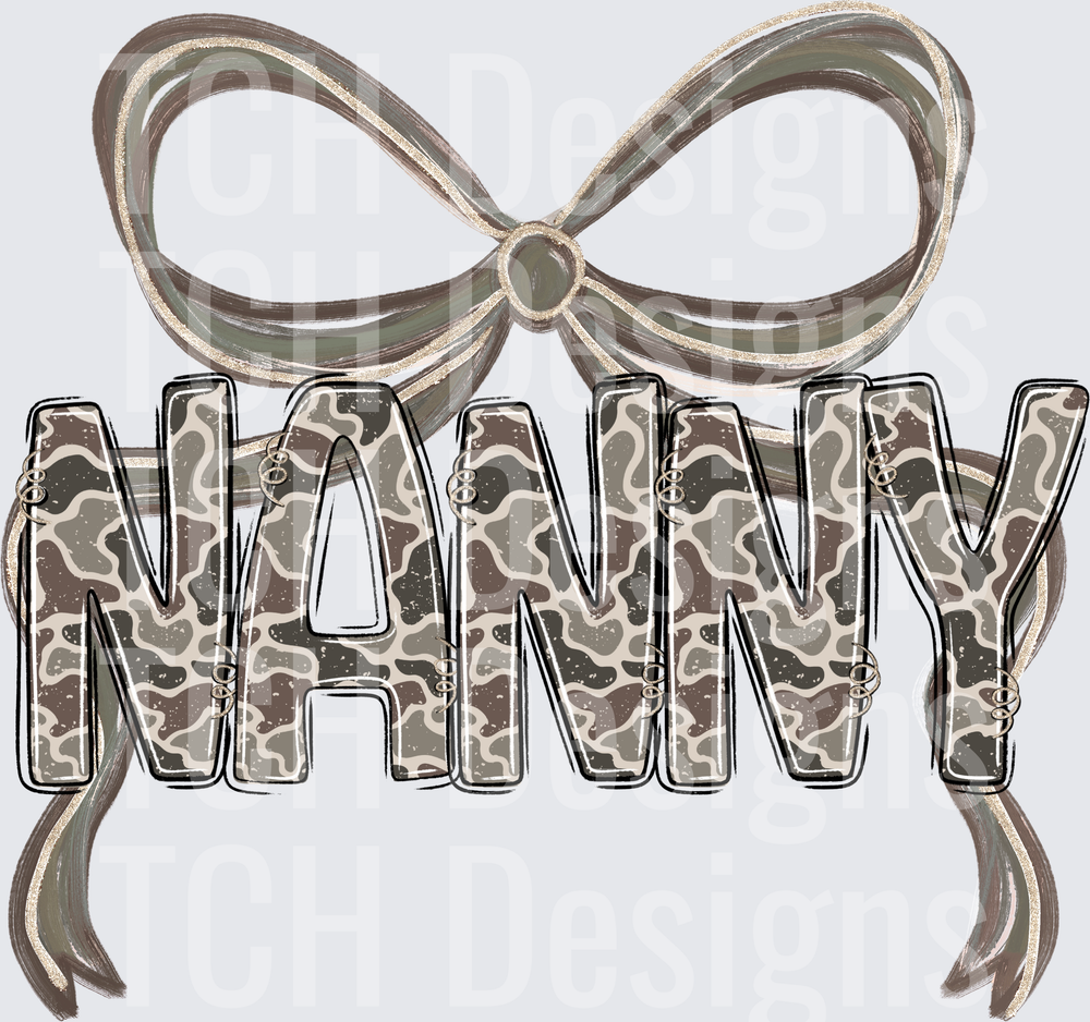 Camo Nanny Bow