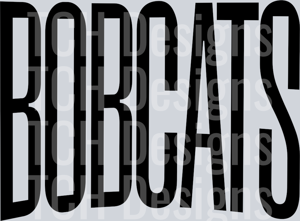 BOBCATS OVERSIZED BLACK