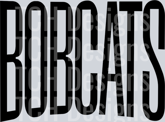 BOBCATS OVERSIZED BLACK