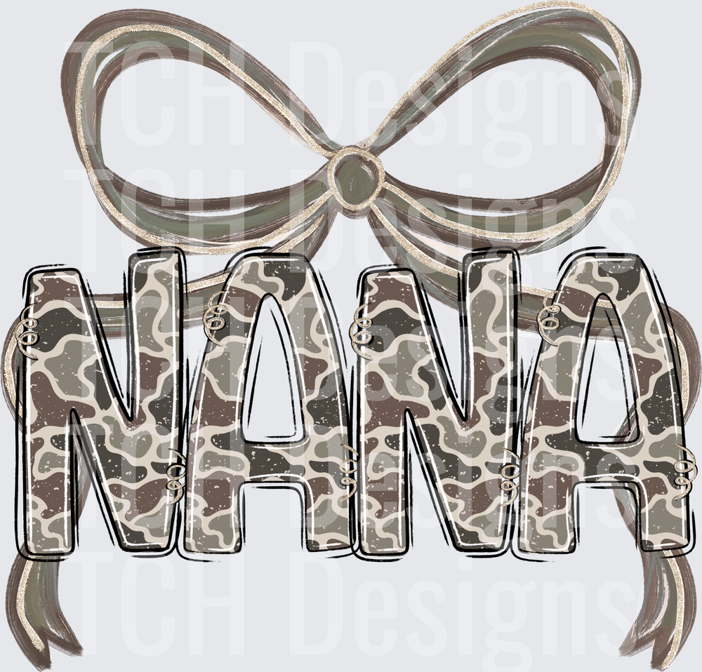 Camo Nana Bow