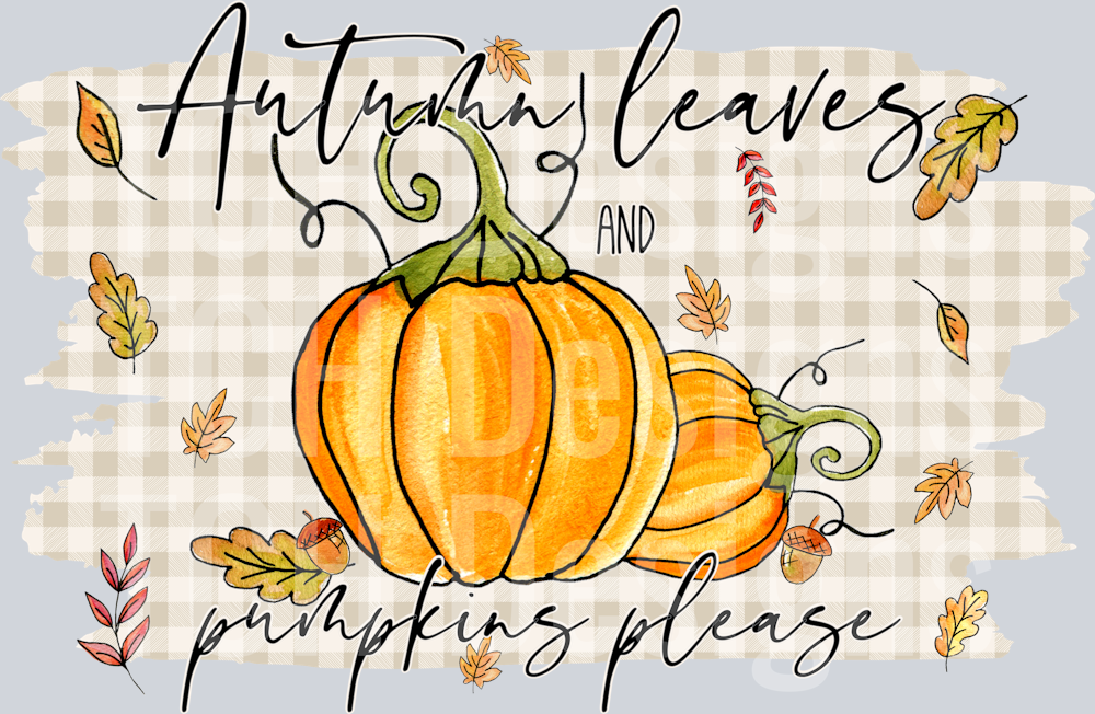autmn leaves pumpkins please