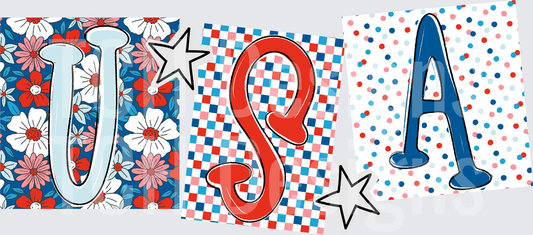 USA doodle