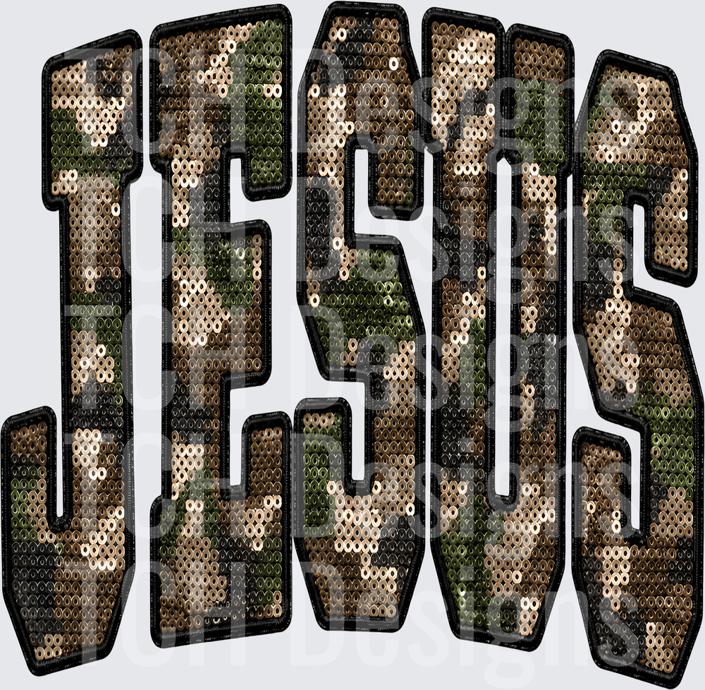 JESUS CAMO SEQUIN