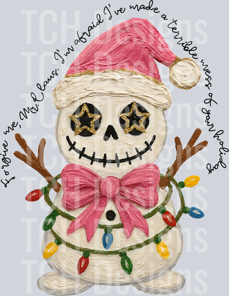 forgive me mr clause jack snowman HWDS