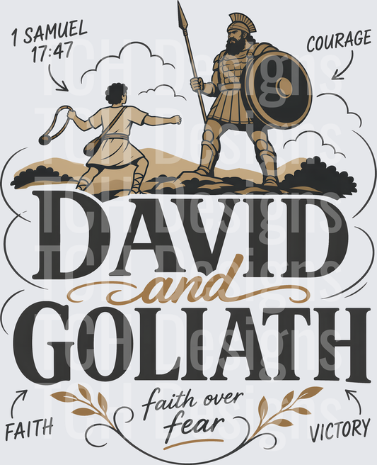 DAVID AND GOLIATH BACK