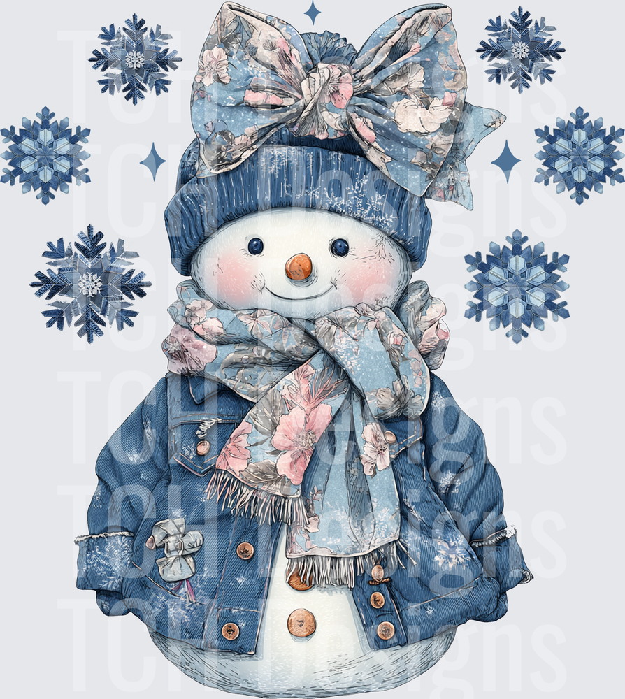 DENIM SNOWMAN