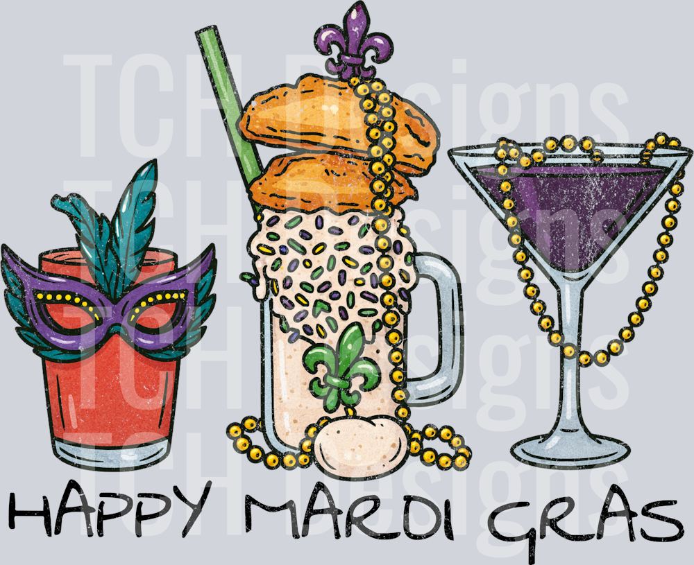 HAPPY MARDI GRAS DRINKS