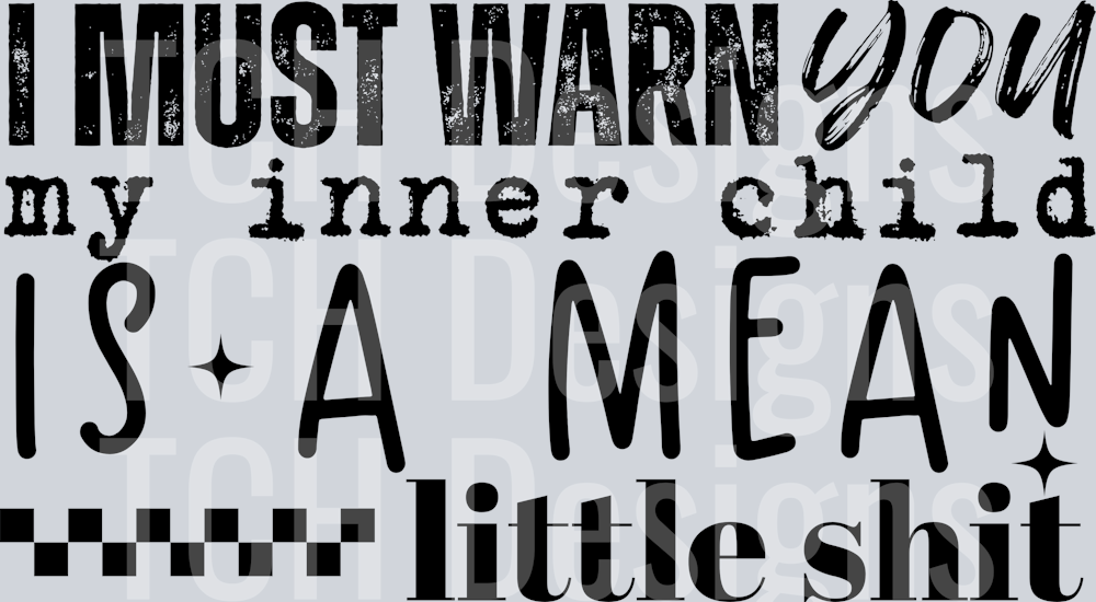 I MUST WARN YOU