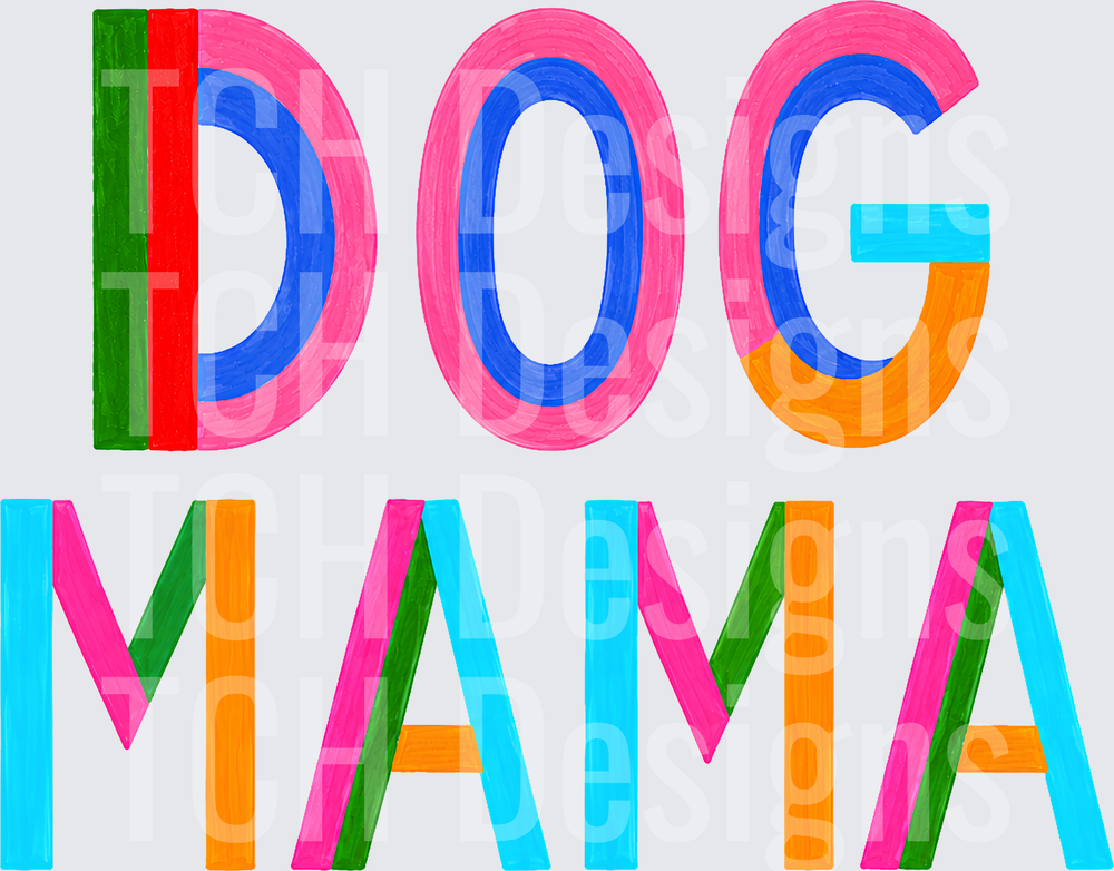 DOG MAMA COLORBLOCK