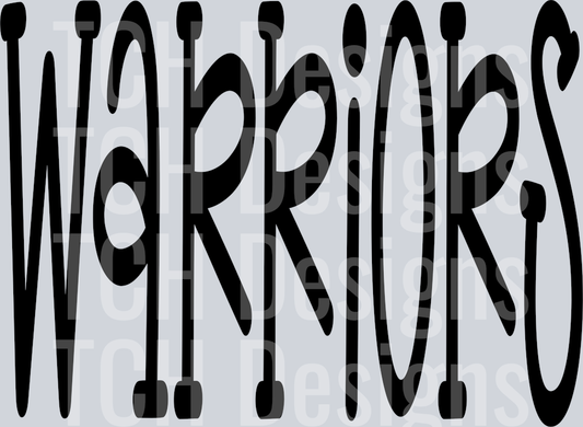 WARRIORS black