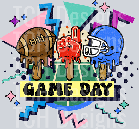 Retro Game Day LIGHT BLUE