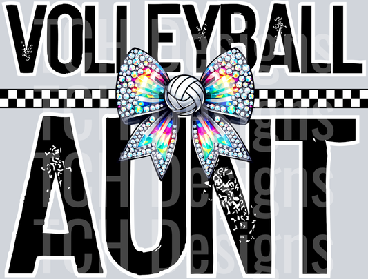SEPT 24 ECHT DESIGNS - VOLLEYBALL AUNT
